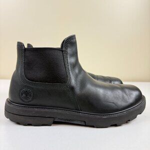 EUC Timberland Men's Black Leather Chelsea Boots